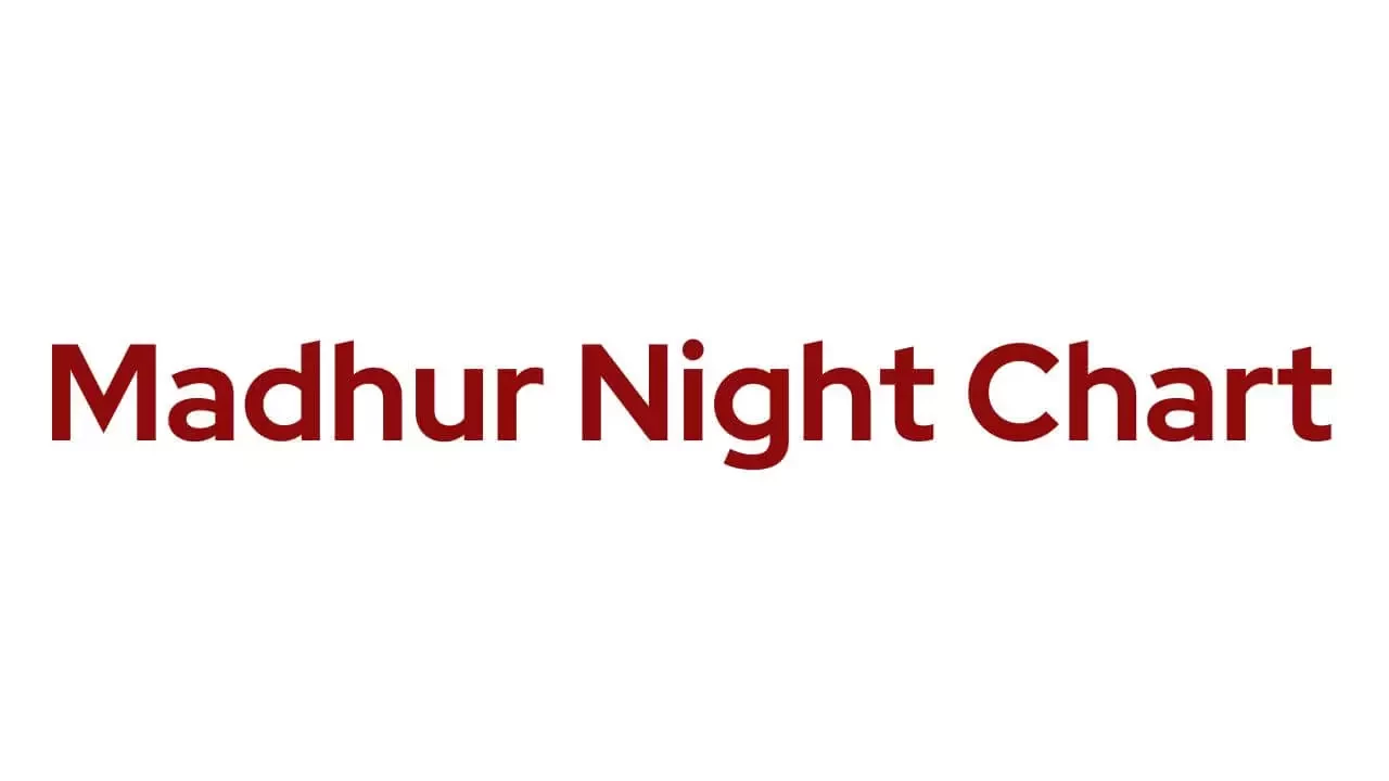 MADHUR NIGHT CHART - Satta Matka